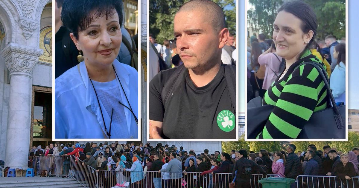 Μαζικός προσκύνημα στον Ναό του Αγίου Σάββα στο Βελιγράδι για τον Ιερό Ζώνη