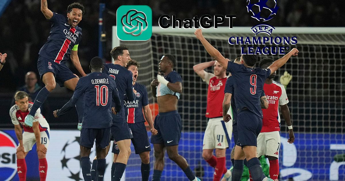 ChatGPT: Ο PSG θα νικήσει την Arsenal με 2-1