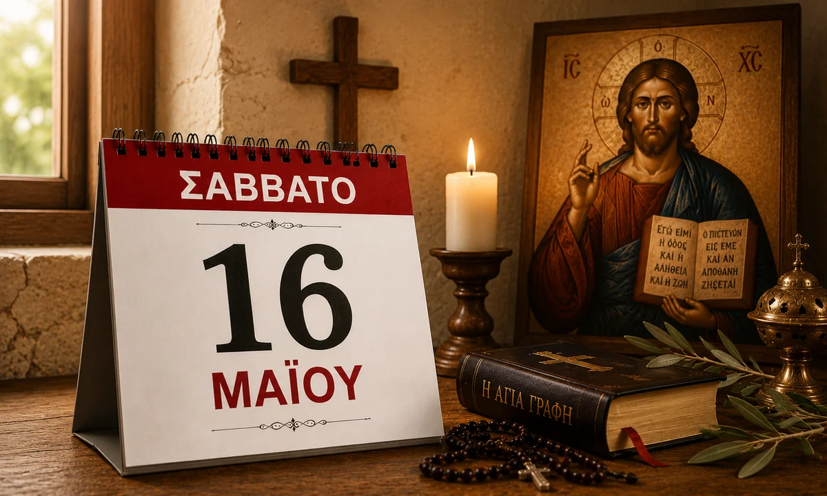 Ποιοι γιορτάζουν σήμερα 16 Μαΐου