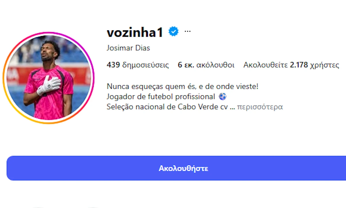 Ο 40χρονος Μποζίνια σοκάρ τον κόσμο με 6 εκατ. followers σε μία νύχτα