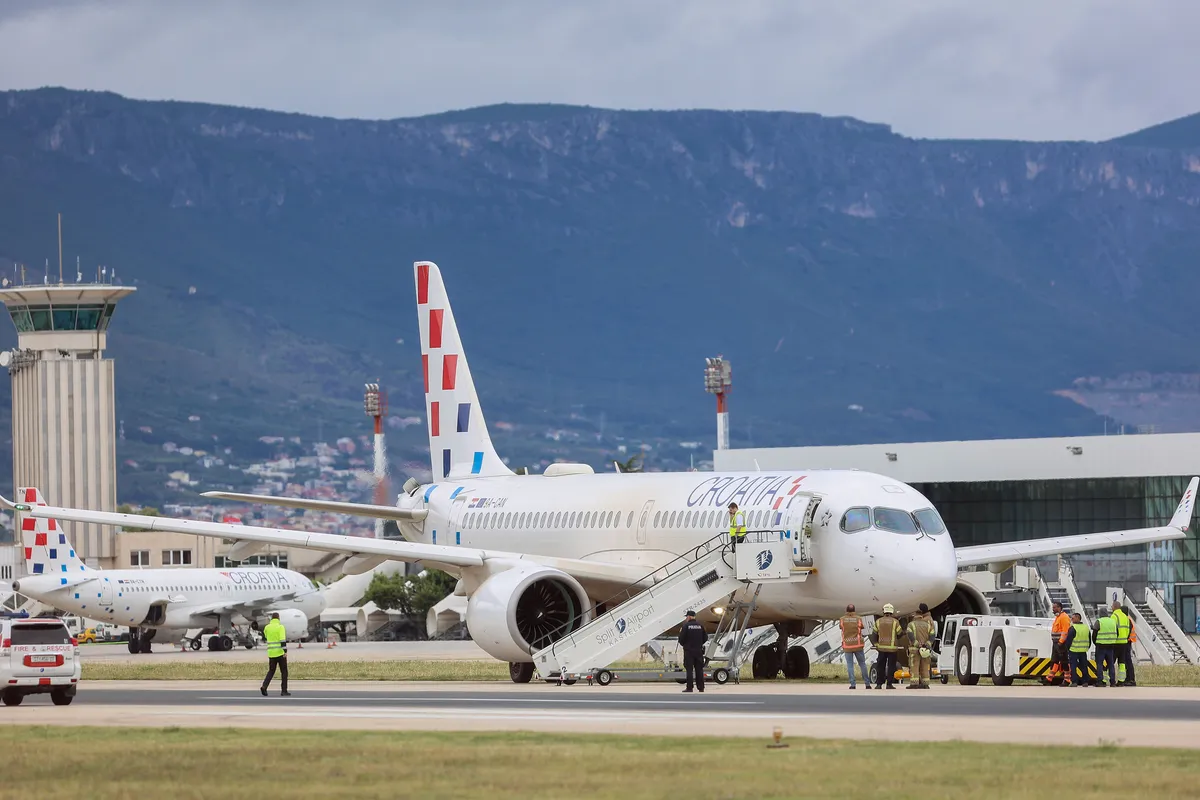Σοβαρό Συμβάν με το Airbus A220-300 στο Δικτύο Αεροδρόμων του Σπλίτ