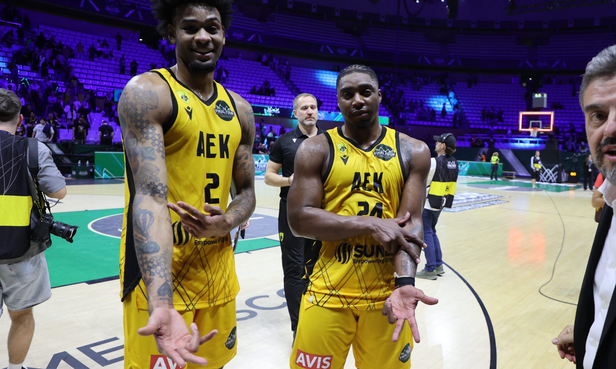AEK Ετοιμάζεται για την Μεγάλη Αριστεία του Καλαθοσφαίρισματος Champions League Προς το Rytas Vilnius